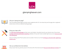 Tablet Screenshot of glampingheaven.com
